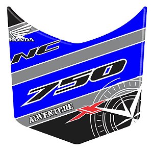 Adesivo Protetor Bico Paralama Compatível Nc 750x 2018 Resinado