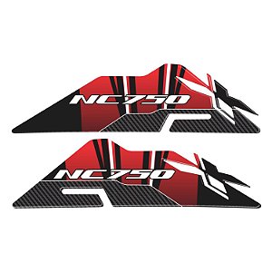 Adesivo Protetor Lateral Compatível Nc 750x 2018 Resinado