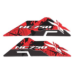 Adesivo Protetor Lateral Compatível Nc 750x 2018 Resinado