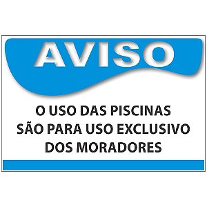 Placa para Piscina