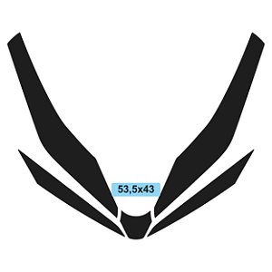 Protetor Adesivo Kit Frontal Compatível Pcx 2020 Resinado