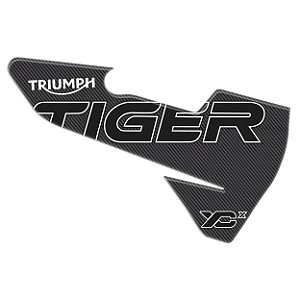 Protetor Adesivo Escapamento  Compatível Tiger 800 Xcx 2020 Resinado