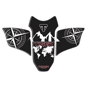 Adesivo Protetor Kit Frontal  Compatível Tiger Xcx 800 2020 Resinado