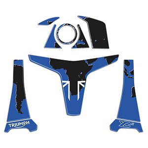 Protetor Adesivo Kit Ignição Compatível Tiger 800 Xcx 2020 Resinado
