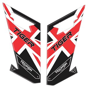 Adesivo Protetor Lateral Pisca Compatível Tiger Xcx 800 2020 Resinado