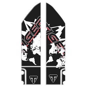 Protetor Adesivo Paralama Compatível Tiger 800 Xcx 2020 Resinado