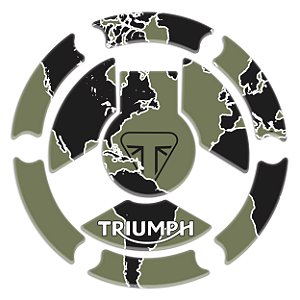 Protetor Adesivo Bocal Compatível Tiger 900 2020 Resinado