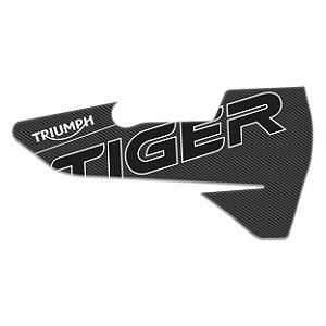 Adesivo Protetor Escapamento Compatível Tiger 900 2020 Resinado