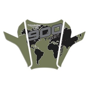 Adesivo Protetor Frontal Compatível Tiger 900 2020 Resinado