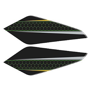Adesivo Ninja 400 2019/20 Compatível Lateral Resinado