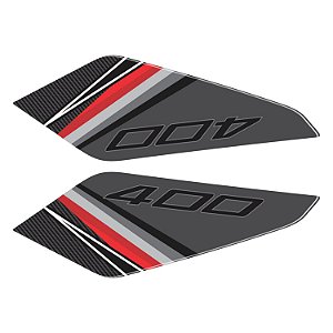Adesivo Ninja 400 2019/20 Compatível Lateral Resinado
