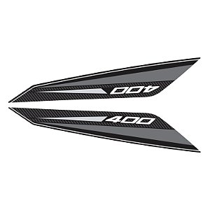 Adesivo Ninja 400 2019/20 Compatível Lateral Rabeta Resinado