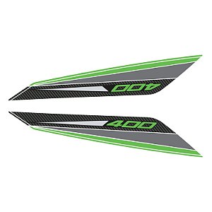 Adesivo Ninja 400 2019/20 Compatível Lateral Rabeta Resinado