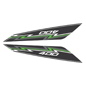 Adesivo Ninja 400 2019/20 Compatível Lateral Rabeta Resinado