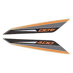 Adesivo Ninja 400 2019/20 Compatível Lateral Rabeta Resinado