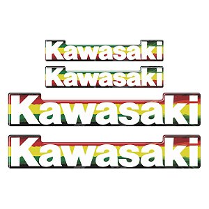 Adesivo Ninja 400 2019-2020 Compatível Logo Emblema Resinado