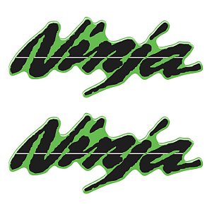 Adesivo Ninja 400 2019/20 Compatível Logo Resinado