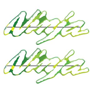 Adesivo Ninja 400 2019/20 Compatível Logo Resinado