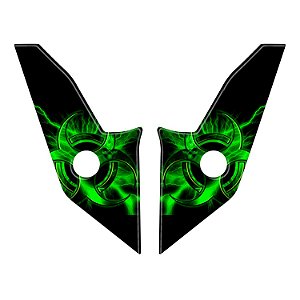 Adesivo Ninja 400 2019/20 Compatível Paralama Resinado