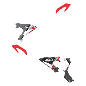 Adesivo Ninja 400 2019 - 2020 Compatível Pedaleira Resinado