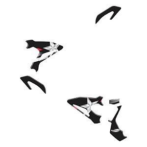 Adesivo Ninja 400 2019 - 2020 Compatível Pedaleira Resinado