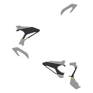 Adesivo Ninja 400 2019 - 2020 Compatível Pedaleira Resinado