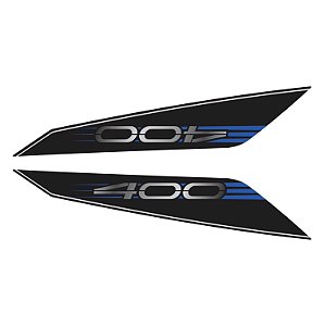 Adesivo Z-400 2020 Compatível Lateral Rabeta  Resinado