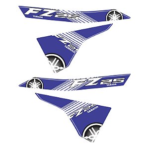 Adesivo Fz25 2017 à 2020 Compatível Lateral Direita Resinado