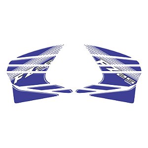 Adesivo Fz25 2017 à 2020 Compatível Lateral Resinado