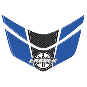 Adesivo XTZ Lander 2020 Compatível Rabeta Resinado