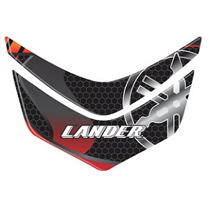 Adesivo XTZ Lander 2020 Compatível Rabeta Resinado
