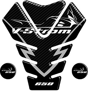 Adesivo V-Strom Compatível Tank Pad Frontal Resinado