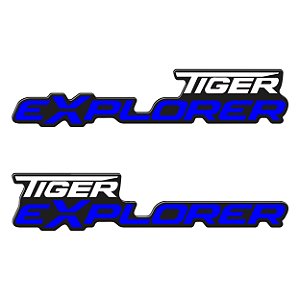 Adesivo Para Tiger Explorer Lateral Resinado