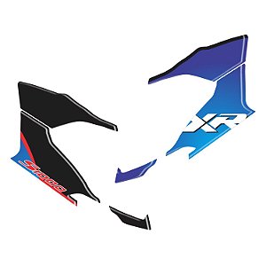 Adesivo S1000 XR 2017/18 Compatível Farol Resinado