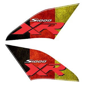 Adesivo S1000 XR 2017/18 Compatível Lateral Resinado
