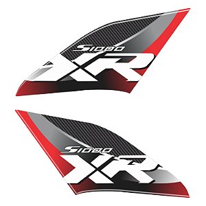 Adesivo S1000 XR 2017/18 Compatível Lateral Resinado