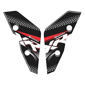 Adesivo S1000 XR 2017/18 Compatível Paralama Resinado