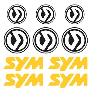 Adesivo Protetor Citycom 300i Emblema Resinado