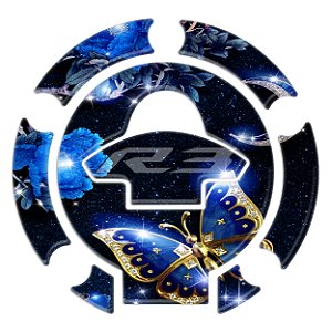 Adesivo Yzf R3 2016 à 2020 Para Bocal Resinado