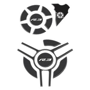 Adesivo Yzf R3 2016 à 2020 Para Motor Resinado