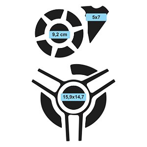 Adesivo Yzf R3 2016 à 2020 Para Motor Resinado