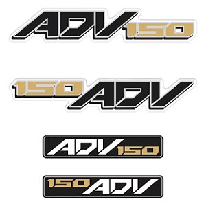 Adesivo Emblema Compatível X-adv 150 2019 à 2021 Resinado