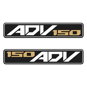 Adesivo Compatível X-adv 150 2019 à 2021 Resinado