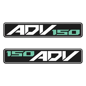 Adesivo Compatível X-adv 150 2019 à 2021 Resinado