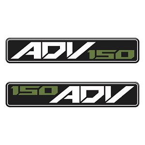 Adesivo Compatível X-adv 150 2019 à 2021 Resinado