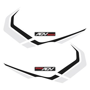Adesivo Lateral Compatível X-adv 150 2019 à 2021 Laminado