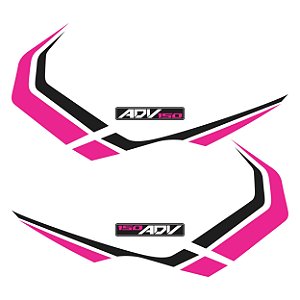 Adesivo Lateral Compatível X-adv 150 2019 à 2021 Laminado