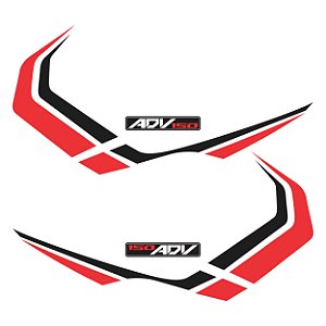Adesivo Lateral Compatível X-adv 150 2019 à 2021 Laminado