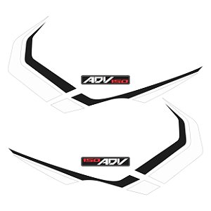 Adesivo Lateral Compatível X-adv 150 2019 à 2021 Laminado