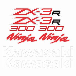 Adesivo Emblema Compatível ZX-3R 2013 à 2018 Laminado